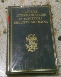 LETTURE AUTOBIOGRAFICHE DI SCRITTORI DELL'ETA' MODERNA L.DI FRANCIA SANSONI ED. - Imagen 1 de 8