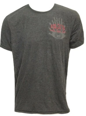 Camiseta para hombre Calvin Klein manga S gris medio estampado delantero y trasero nueva sin etiquetas Foto 1 de 2