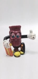 Vintage California Raisins Figure Toy Skater Skateboard Bendable - Picture 1 of 12