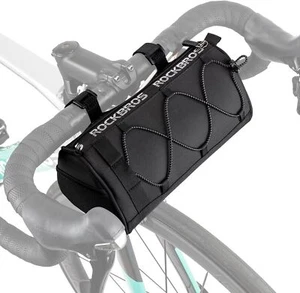 ROCKBROS Bicycle Front Frame Bag Handlebar Bag Protable Reflective 1.5L Capacity - Picture 1 of 12