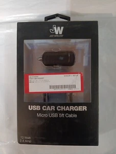 Just Wireless Micro USB Port Dual Car Charger Samsung Motorola Nokia LG HTC - Picture 1 of 3