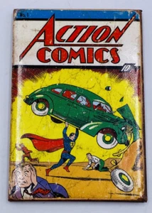 DC Comics Fridge / Tool Box Magnet - Action Comics #1 Superman Debut - Picture 1 of 5