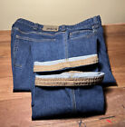 Duluth Trading Flex Ballroom Denim Jeans Men 40x30 Cotton Blend Blue