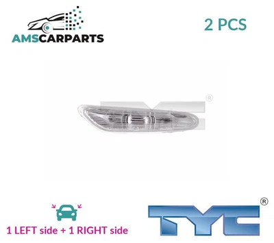 INDICATOR LIGHT BLINKER LAMP PAIR LATERAL INSTALLATION 18-0399-21-9 TYC 2PCS NEW - Image 1 of 4