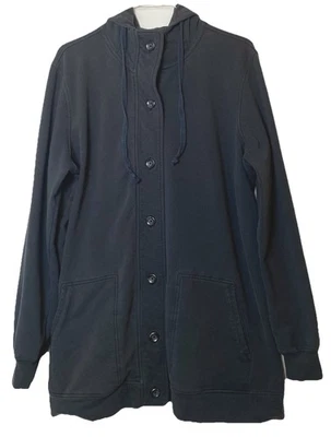 Real Comfort By Chadwicks 灰色纽扣大腿连帽衫 尺寸 XLT — 第 1/4 张图片