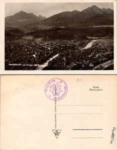 Innsbruck Austria Postcard Serles Mountains View - Picture 1 of 1