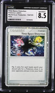 CGC 8.5 Time-Space Distortion Mysterious Treasures 124/123 Holo Pokemon Card psa - Picture 1 of 2