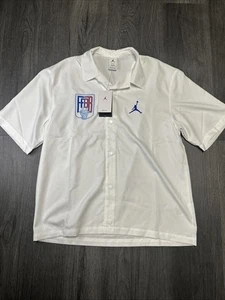 Jordan Sport French Federation Basketball Warm Up Shirt Men's Large Tall FZ0951 - Picture 1 of 6