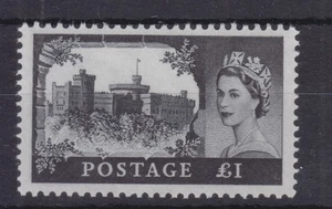 GB SG 762 MNH MINT STAMP 1967 Castle Definitive £1 BLACK NO WMK - Picture 1 of 1
