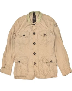 SEVENTY Mens Utility Jacket EU 46 Small Brown Nylon AY09 - Picture 1 of 7
