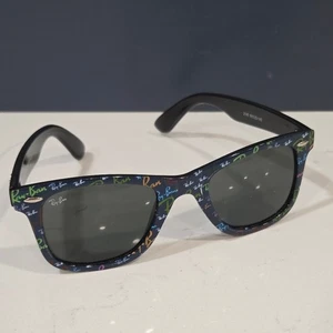 Ray-Ban Sonnenbrille schwarz mehrfarbig Logo - Bild 1 von 13