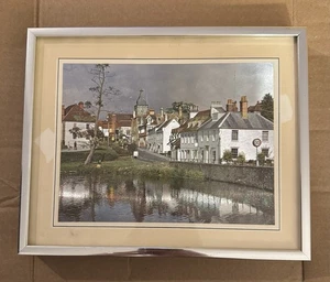 South Pond Metallic Print - Midhurst Sussex, England - Brushed Aluminum Frame - Picture 1 of 16