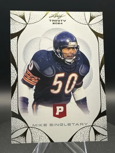 2024 Leaf Trinity Pristine Mike SINGLETARY #75 PROMO - Picture 1 of 3