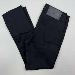 Naked Famous Jeans Mens 30 x 28 Super Skinny Guy Black Raw Denim Stretch - Picture 1 of 5