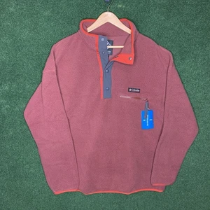 Gr. XL Columbia Helvetia™ II Half Snap Fleecejacke rot Herren » - Bild 1 von 7