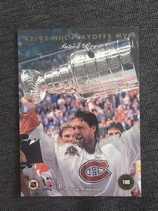 Stanley Cup Champions 1993-94 Leaf Series One Hockey #100 Montreal Canadiens - Picture 1 of 10