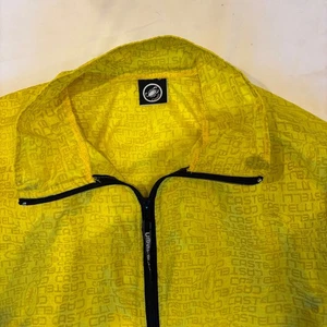 Castelli Cycling Wind Vest Men’s Large Yellow USA Made Lightweight Reflective - Picture 1 of 5