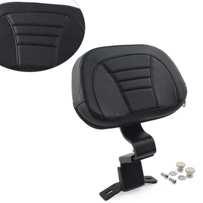 For Harley Touring CVO Road King Electra Glide Front Driver Rider Backrest Pad Foto 1 de 4