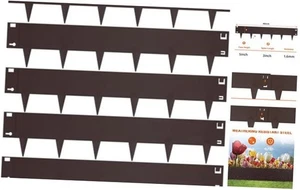 5 Stück Stahl Landschaftskante, Metall Landschaftskante 40 Zoll braun 8 Zoll - Bild 1 von 8