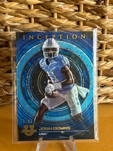 R0066 2022-23 Bowman Inception University Josh Downs lámina azul/99 - Imagen 1 de 2