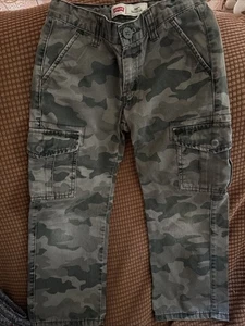 Lee Boys' Cargo Pants Camouflage Print with Pockets - Picture 1 of 4