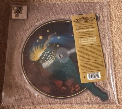 Mastodon Fallen Torches New Sealed 10" Single Ltd. Ed. Shaped Picture Disc RSD Foto 1 de 4