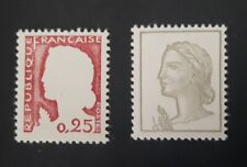 timbres variétés MARIANNE DECARIS 1263 B et C  MAURY 