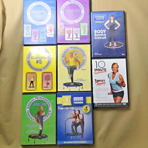 8 DVDs: 6 Urban Rebounding Workout, 10-Minute Solution, Fitness Trampoline, Etc. - Picture 1 of 19