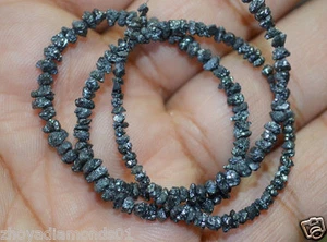20,04 ct 1,5-2,5 mm Natürlicher Schwarzer Rohdiamant Roh Ungeschliffen Diaman... - Bild 1 von 5
