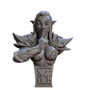 Büste Harz Größe 10cm - Lythalia - Foto 1 di 1