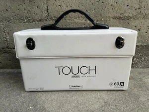 ShinHan Art TOUCH Twin Marker 60 Colors Dual Point Markers 60A White Box USED - Picture 1 of 6