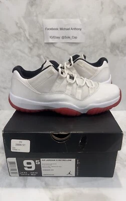 Размер 9,5 - Air Jordan 11 ретро низкий вишневый низ Og все 100% подлинный - Изображение 1 из 4