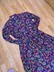 Vintage 80s Paisley 2 Piece Matching Set - Picture 1 of 6