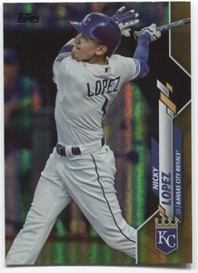 NICKY LOPEZ 2020 Topps Series 1 GOLD FOIL - KANSAS CITY ROYALS - #3