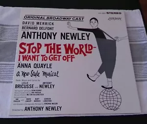 Anthony Newley "Stop The World - I Want To Get Off" vinyl Lp London AMS 88001 - Picture 1 of 14