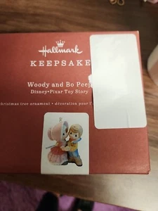 2019 Hallmark Precious Moments Premium Toy Story Woody & Bo Peep Ornament - Bild 1 von 1