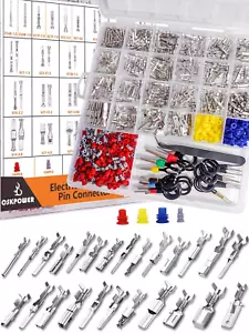 25 Arten Pin Verbinder Kit Auto Elektrik Draht Terminal - 660 Stck. Nicht Isoliert - Bild 1 von 1