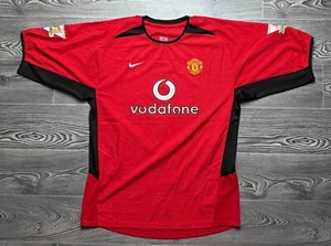 Vintage 2002-2004 Manchester United Nike Home Shirt #10 Ruud Van Nistelrooy - Picture 1 of 18