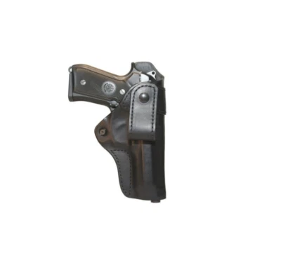 Blackhawk 420429BK-R Leather IWB Holster, Black, for Glock 43/S&W M&P Shield