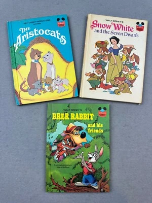 Lot of 8 Vintage 1970s Walt Disney Wonderful World Of Reading Hardcover Books Foto 1 de 4