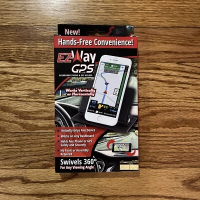 EZ Way GPS Dashboard Phone GPS Holder Clip Attachment Mount - As Seen on TV - Image 1 of 3