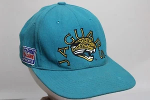 JAGUARS - Pro Line SPORTS SPECIALTIES 90s Vintage Fitted Hat - Size 6 3/4-7 1/8 - Picture 1 of 9