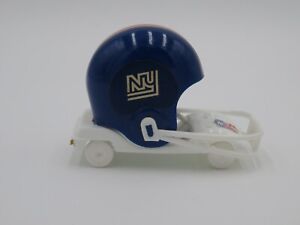 RARE Vintage 1975 NFL Football "Disco" N.Y. Giants Helmet Buggy Orange Products
