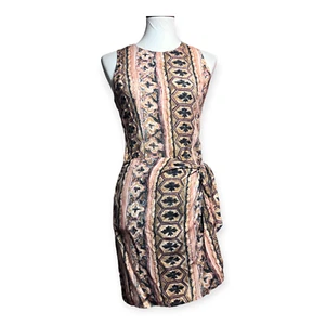 Vintage Alyn Paige Damen Tribal Strand Wickelkleid Jrs 7/8 90S Sommer - Bild 1 von 9