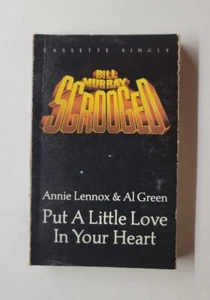 Put A Little Love In Your Heart Scrooged Annie Lennox Al Green Cassette Single  - Picture 1 of 6
