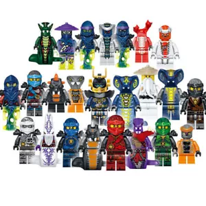 Set mit 24 Ninjago Minifiguren Kai Jay Sensei Wu Meister Bausteine Spielzeug - Bild 1 von 6