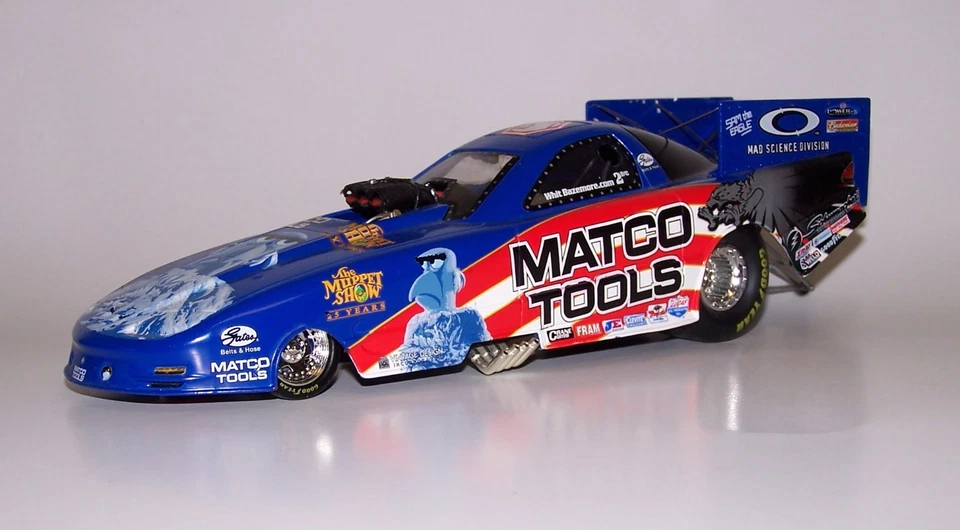 Action Whit Bazemore Muppets 25th Anniversary 2002 Firebird Funny Car 1 24