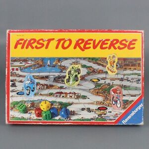 Ravensburger First to Reverse board game 1988 West Germany 2-4 players Ages 5-10