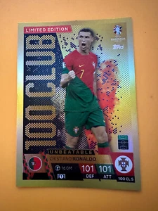 2024 Topps Match Attax European Championships - Shield - 100 Club - Limiteds - Picture 1 of 55