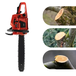 52CC 2-Stroke 20 Inch Chainsaw Gasoline Power Wood Cutting Limbing Chainsaw - Picture 1 of 24